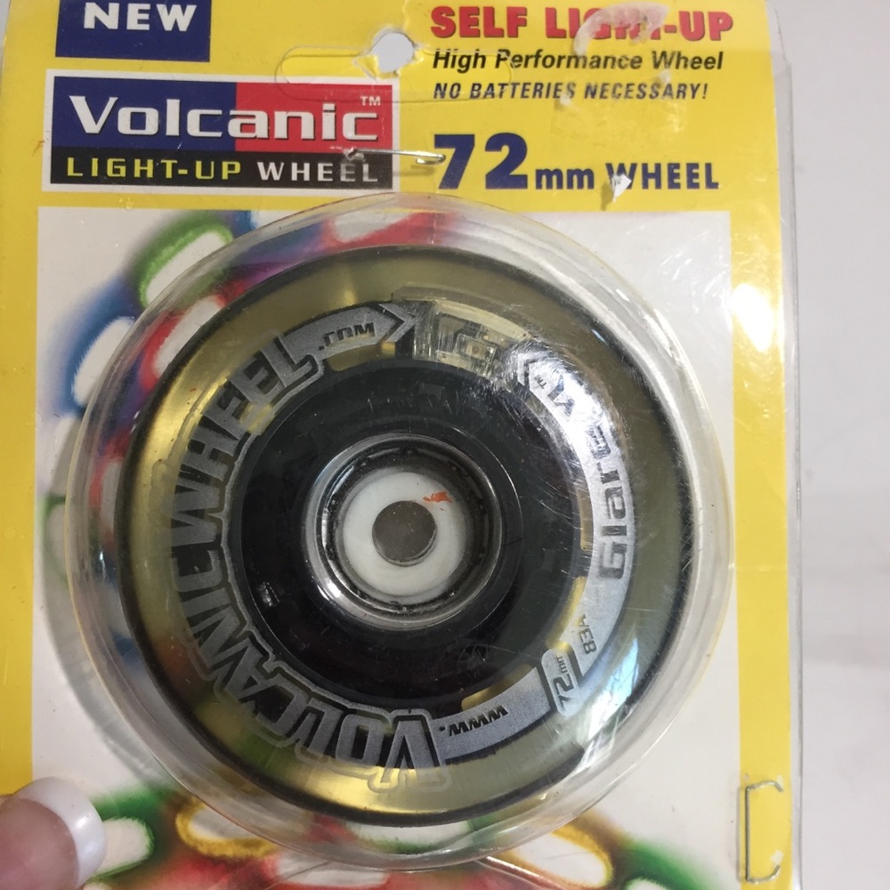 Volcanic light up skate wheels set of 2